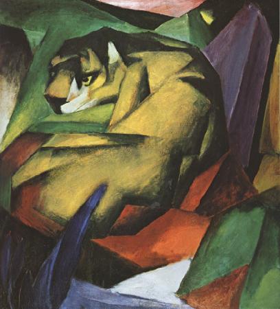 Franz Marc The Tiger (mk34) oil painting picture